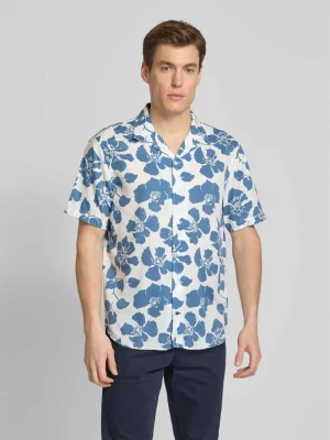 Koszula casualowa o kroju casual fit z kołnierzykiem typu resort OLYMP Level Five