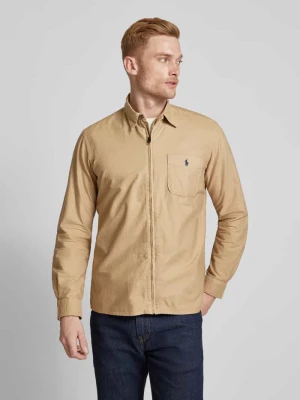 Koszula casualowa o kroju classic fit z kieszenią zapinaną na zamek błyskawiczny Polo Ralph Lauren