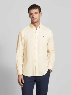 Koszula casualowa o kroju custom fit z czystego lnu Polo Ralph Lauren