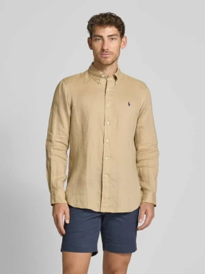 Koszula casualowa o kroju custom fit z czystego lnu Polo Ralph Lauren