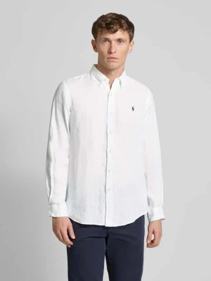 Koszula casualowa o kroju custom fit z listwą guzikową Polo Ralph Lauren