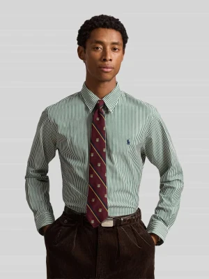 Koszula casualowa o kroju custom fit z mieszanka bawełny Polo Ralph Lauren Zielony