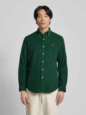 Koszula casualowa o kroju custom fit z wyhaftowanym logo Polo Ralph Lauren