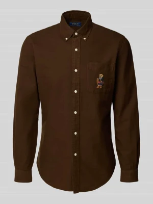 Koszula casualowa o kroju custom fit z wyhaftowanym motywem Polo Ralph Lauren