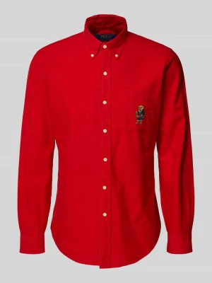Koszula casualowa o kroju custom fit z wyhaftowanym motywem Polo Ralph Lauren