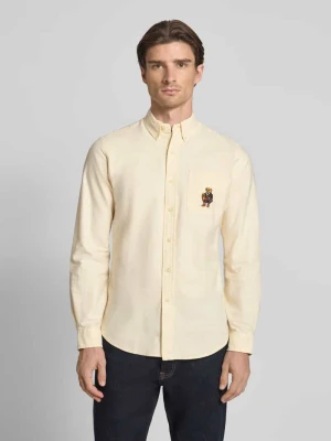 Koszula casualowa o kroju custom fit z wyhaftowanym motywem Polo Ralph Lauren