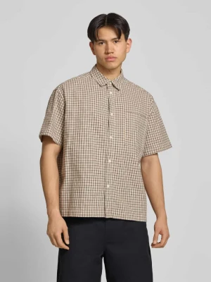 Koszula casualowa o kroju loose fit z czystej bawełny model 'DAVES' Only & Sons Jasnobrązowy