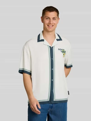 Koszula casualowa o kroju loose fit z czystej wiskozy Tom Tailor Denim