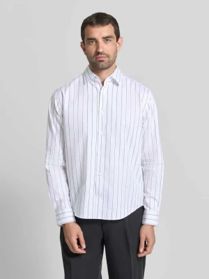 Koszula casualowa o kroju loose fit z kołnierzykiem typu kent model 'Miles' JOOP! Biały