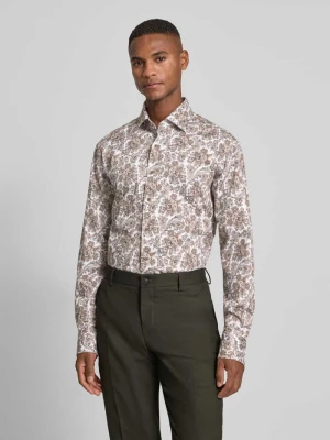 Koszula casualowa o kroju Modern Fit z kołnierzykiem typu kent Eterna