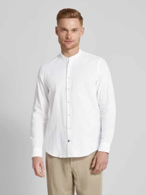 Koszula casualowa o kroju modern fit ze stójką HECHTER PARIS