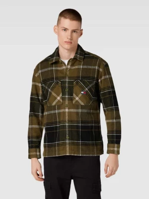 Koszula casualowa o kroju overshirt fit ze wzorem w szkocką kratę Tommy Jeans
