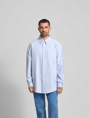 Koszula casualowa o kroju oversized z kieszenią na piersi Marni Jasnoniebieski