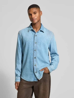 Koszula casualowa o kroju regular fit z mieszanki lyocellu i lnu oraz bawełny Marc O'Polo