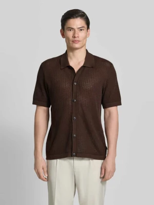 koszula casualowa o kroju regular fit w imitacji dzianiny model 'Owen' Jack & Jones Premium