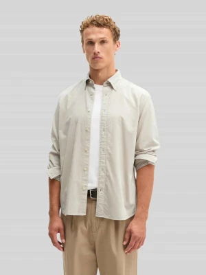 Koszula casualowa o kroju regular fit z bawełny z fakturą sztruksu Marc O'Polo Beżowy