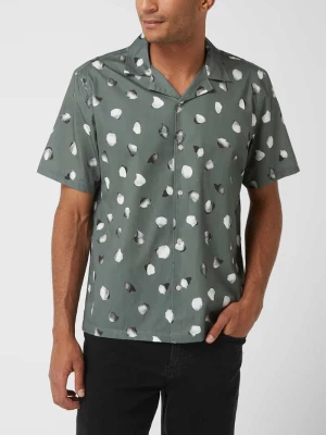 Koszula casualowa o kroju regular fit z bawełny z krótkim rękawem Minimum