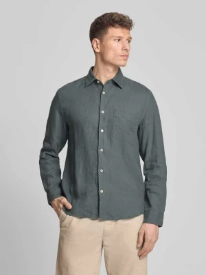 Koszula casualowa o kroju regular fit z czystego lnu Marc O'Polo