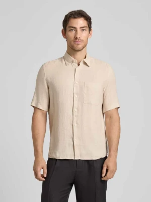 Koszula casualowa o kroju regular fit z czystego lnu Marc O'Polo