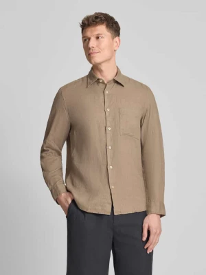Koszula casualowa o kroju regular fit z czystego lnu Marc O'Polo