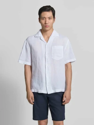 Koszula casualowa o kroju regular fit z czystego lnu model 'EXOLINO' HUGO