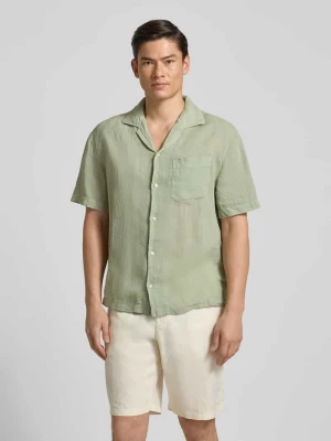 Koszula casualowa o kroju regular fit z czystego lnu model 'EXOLINO' HUGO