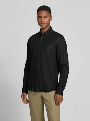 koszula casualowa o kroju regular fit z czystego lnu model 'LIAM' Boss