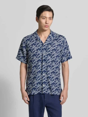 Koszula casualowa o kroju regular fit z czystego lnu model 'LINEN CAMP COLLAR' Tommy Hilfiger