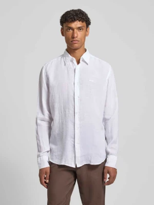 Koszula casualowa o kroju regular fit z czystego lnu model 'RELEGANT' Boss Orange