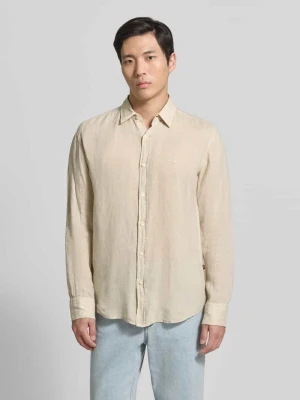 Koszula casualowa o kroju regular fit z czystego lnu model 'RELEGANT' Boss Orange