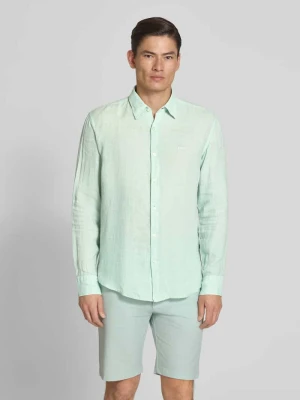 Koszula casualowa o kroju regular fit z czystego lnu model 'RELEGANT' Boss Orange