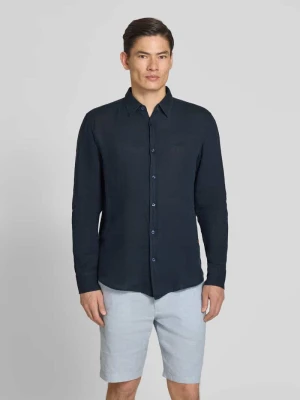 Koszula casualowa o kroju regular fit z czystego lnu model 'RELEGANT' Boss Orange