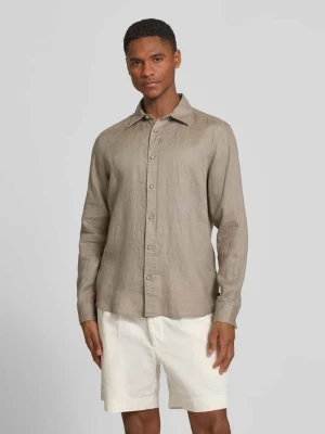 Koszula casualowa o kroju regular fit z czystego lnu s.Oliver RED LABEL