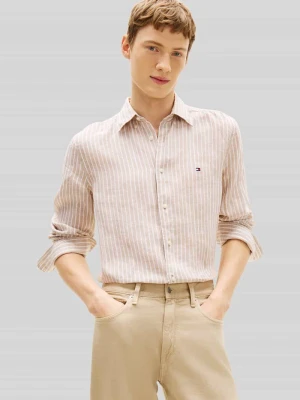 Koszula casualowa o kroju regular fit z czystego lnu Tommy Hilfiger