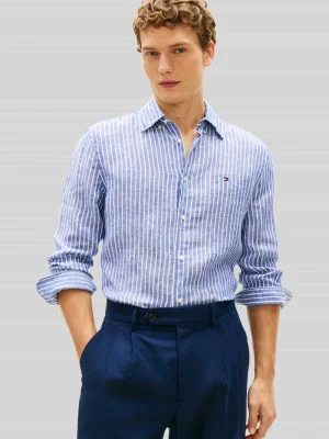 Koszula casualowa o kroju regular fit z czystego lnu Tommy Hilfiger