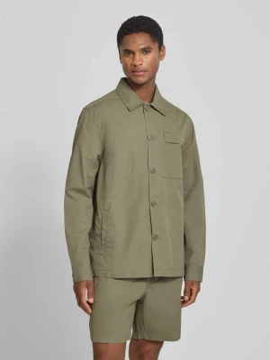 Koszula casualowa o kroju regular fit z czystej bawełny Barbour Oliwkowy