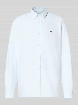 Koszula casualowa o kroju regular fit z czystej bawełny Lacoste Jasnoniebieski