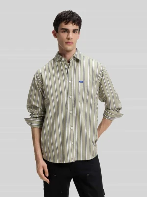koszula casualowa o kroju regular fit z czystej bawełny model 'Ebalto_1' Hugo Jasnozielony