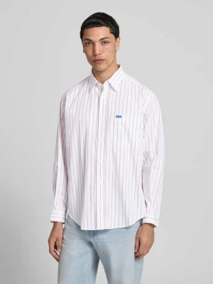 Koszula casualowa o kroju regular fit z czystej bawełny model 'EBALTO' Hugo Blue