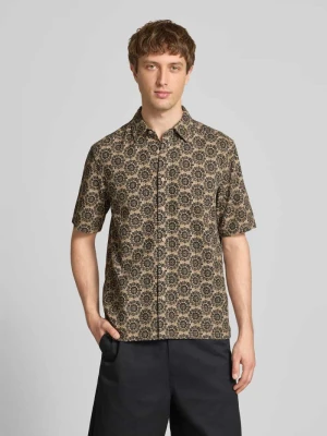 Koszula casualowa o kroju regular fit z czystej bawełny model 'JOHNSON' Only & Sons Khaki
