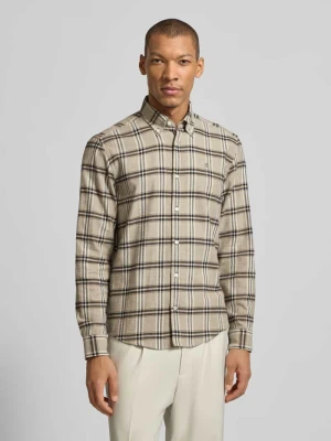 Koszula casualowa o kroju regular fit z czystej bawełny model ‘LIAM’ Boss Błotnisty