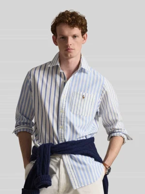 koszula casualowa o kroju regular fit z czystej bawełny model 'OXFROD' Polo Ralph Lauren Oceaniczny