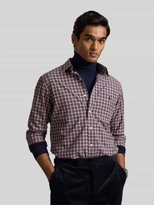 Koszula casualowa o kroju regular fit z czystej bawełny Polo Ralph Lauren Bordowy