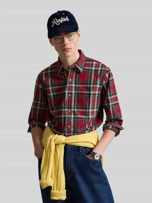 Koszula casualowa o kroju regular fit z czystej bawełny Polo Ralph Lauren Bordowy