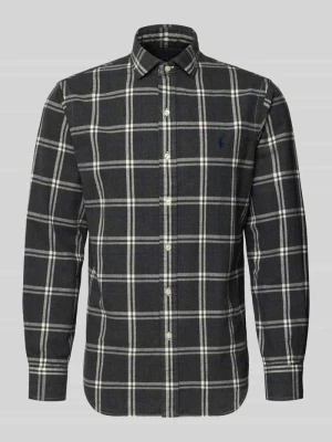Koszula casualowa o kroju regular fit z czystej bawełny Polo Ralph Lauren Ciemnoszary
