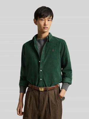 Koszula casualowa o kroju regular fit z czystej bawełny Polo Ralph Lauren Ciemnozielony