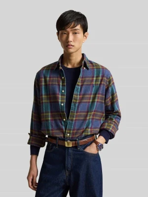 Koszula casualowa o kroju regular fit z czystej bawełny Polo Ralph Lauren Fioletowy