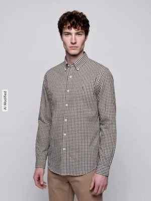 Koszula casualowa o kroju regular fit z czystej bawełny Polo Ralph Lauren Oliwkowy