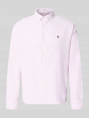 Koszula casualowa o kroju regular fit z czystej bawełny REVIEW Różowy