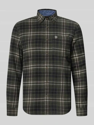 Koszula casualowa o kroju regular fit z czystej bawełny Superdry Oliwkowy